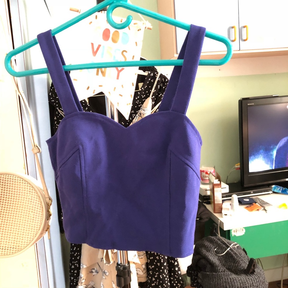 Urban Outfitters Cropped Top with cutout back